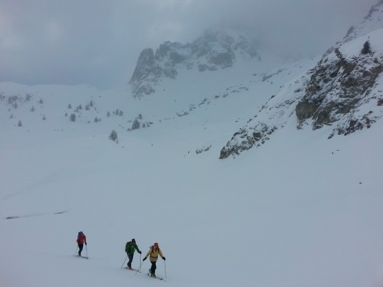 Ski de rando au Chardonnet, Cerces.