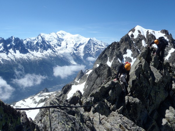 Sur la traversée des aiguilles crochues.