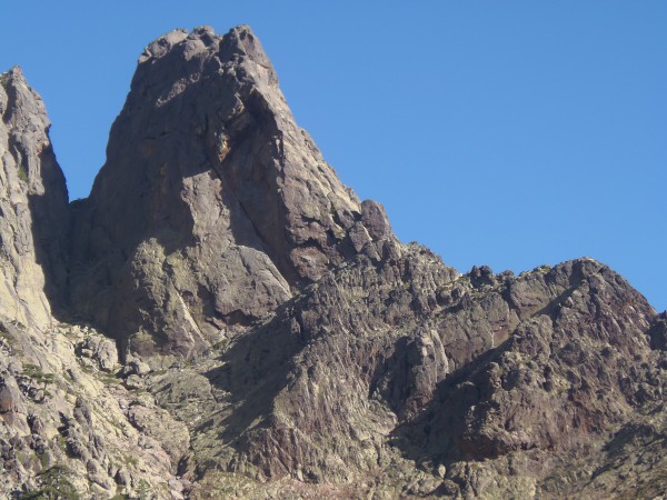 Escalade en Corse dans le haut val d'Asco.