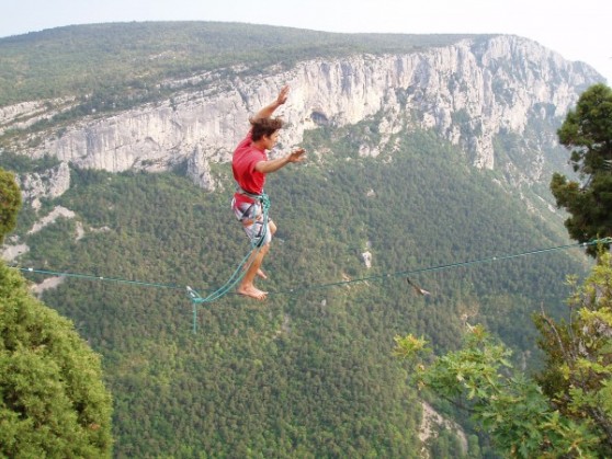 courte highline gorges du verdon