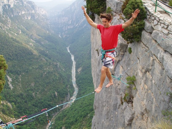 Highline facile gorges du verdon.