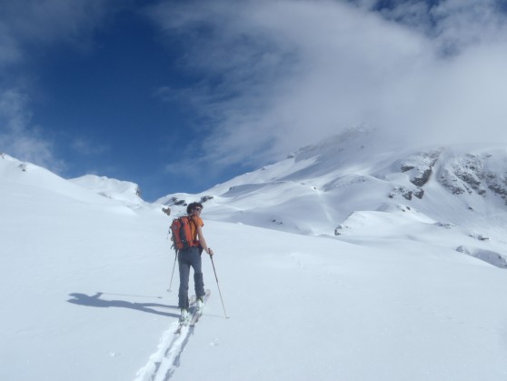 Ski de rando pointe des moutières.