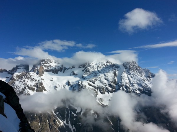 Couloir Pelas vernet à ski.