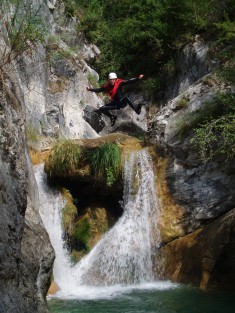 Canyon de la Maglia près de Nice.