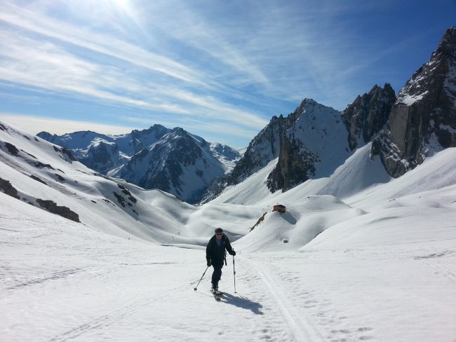 Ski de randonnée dans le Val Maira à l' Auto Vallonasso.