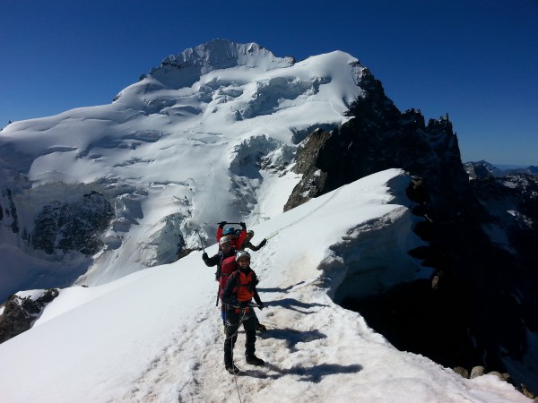 Subiendo a la Roche Faurio.