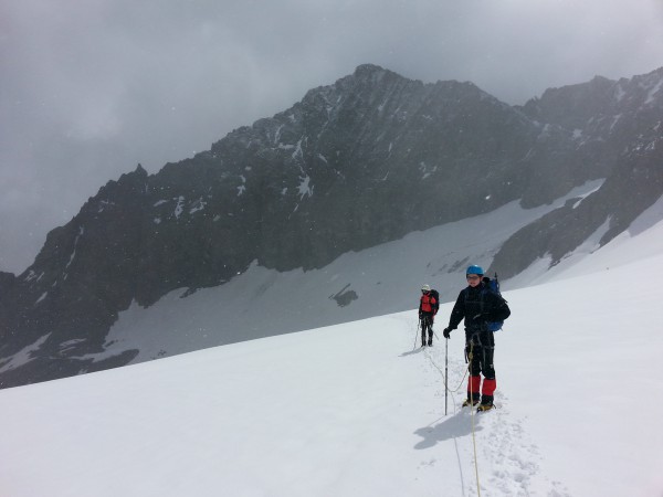 Sur le glacier du Sélé.