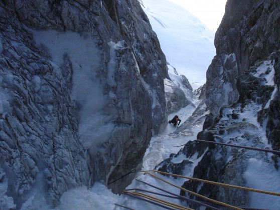 Couloir arlaud souriac au Vignemale.