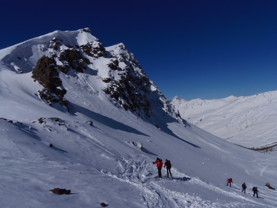 Ski de randonnée dans le Queyras avec un guide.
