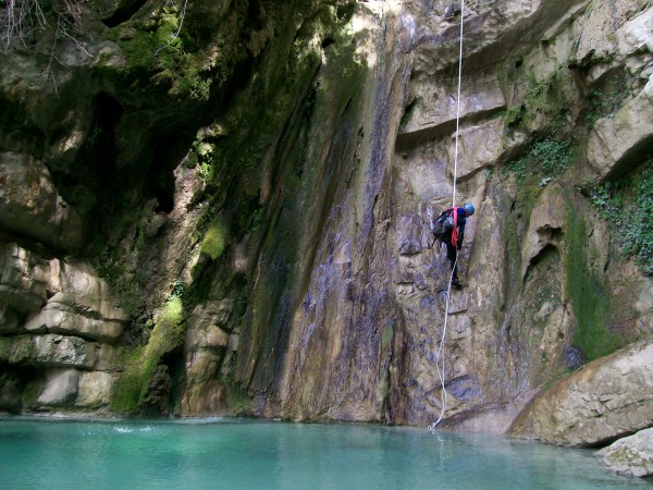 Canyoning dans les Sud est.