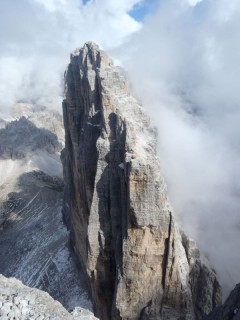 La cima grande di Lavaredo depuis la cima oueste.