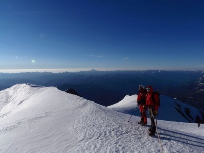 Sur la traversée du Pelvoux.