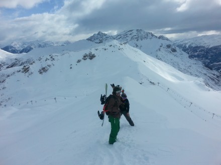 Hors piste la Cucumelle à serre chevalier.