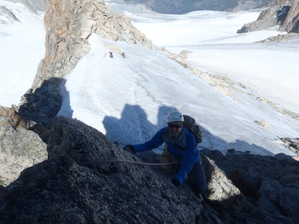 Escalade Petite fourche chamonix.