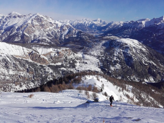 Randonnée à ski dans le Fournel.