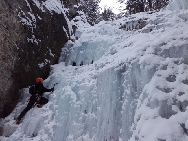 Stage cascade de glace Ecrins 2016