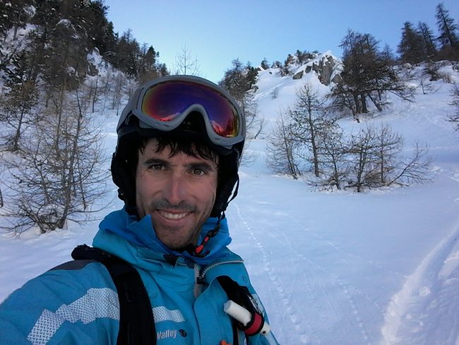 Julien loste ski Serre chevalier