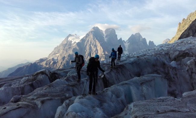 Glacier Blanc et pelvoux.