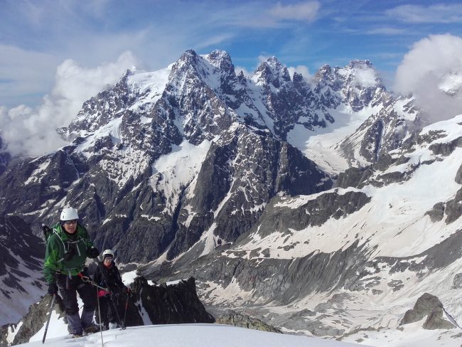 Stage alpinisme au glacier blanc.