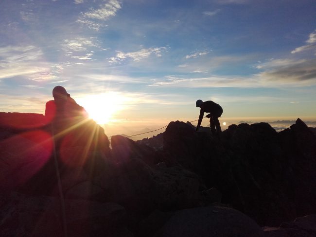 Stage débutant alpinisme.