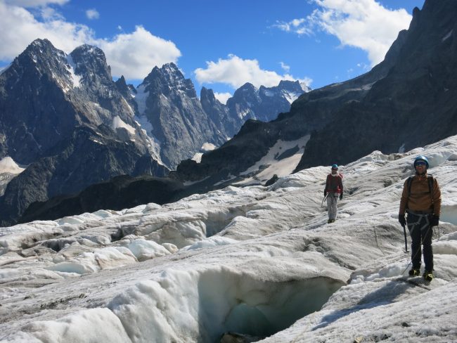 Stage découverte alpinisme dans les Ecrins.