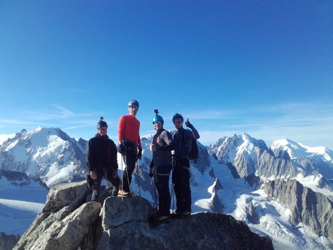 Sommet de l'aiguille du Tour.