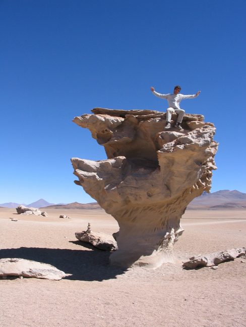 L'arbol de piedra an Bolivie.