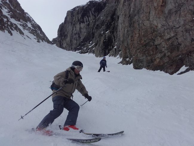 Ski à la Grave avec un guide en 2017.