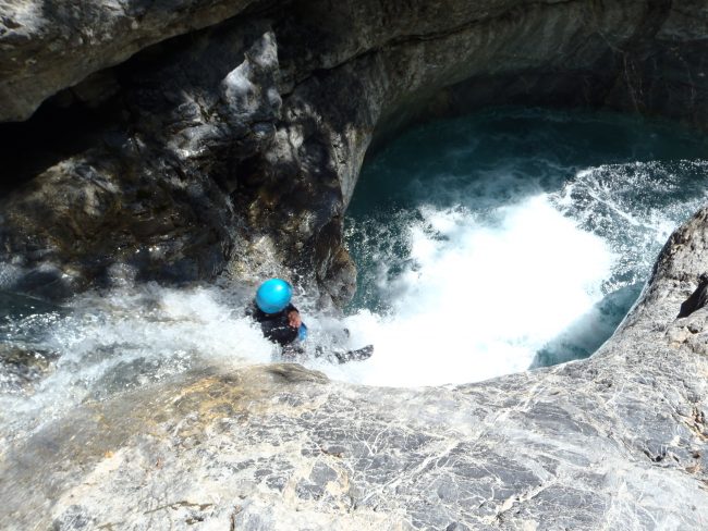 Belle descente de canyoning dans le Fournel.