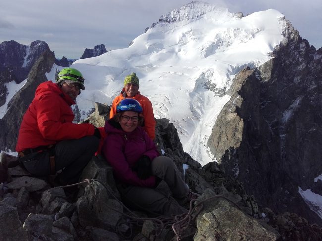 Le sommet de la Roche faurio dans les Ecrins.