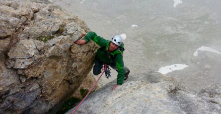 Grande voie dans le massif des Cerces