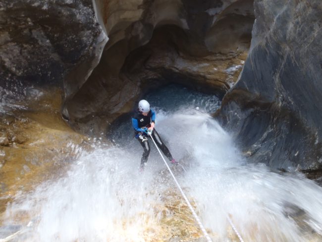 Le canyon des Acles en septembre 2017.