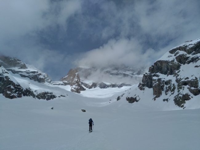Ski de randonnée au refuge du Promontoire.