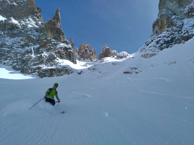 Tour de la Meije en ski.