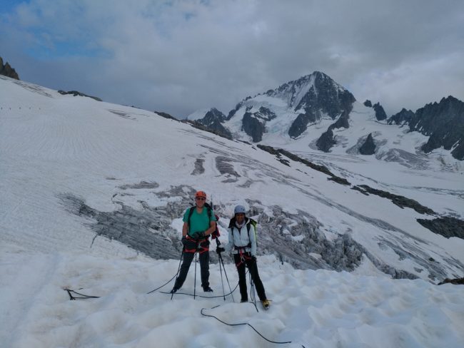 Le glacier du Tour et l'aiguille du Chardonnet.