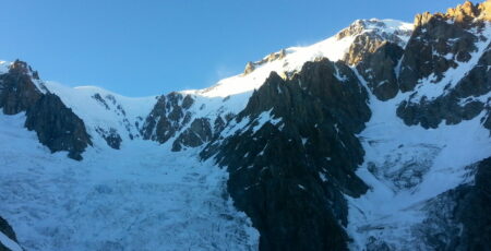 Le Mont Blanc par la voie normale italienne.
