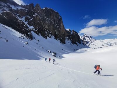 Raid à ski dans le massif des Cerces